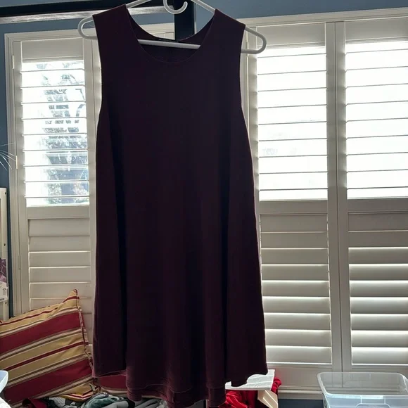 brandy melville burgundy dress Tess Dress